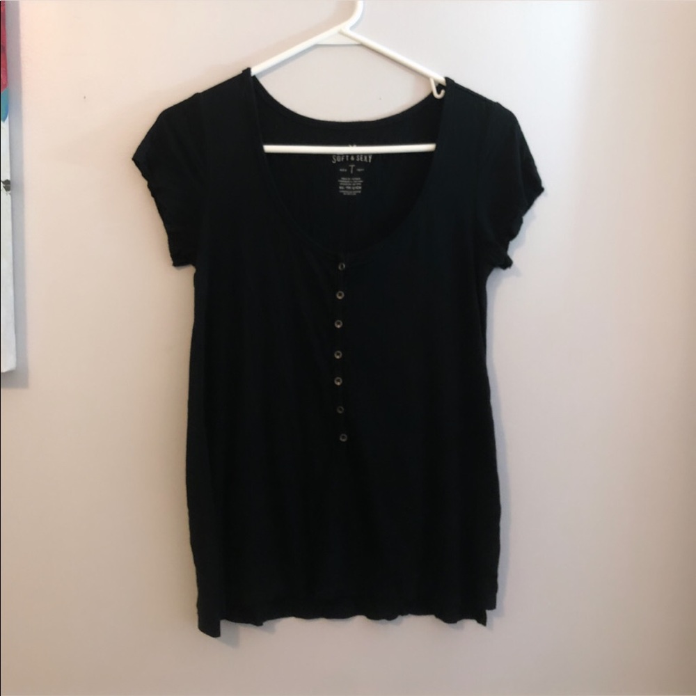 Soft & Sexy Black Tshirt